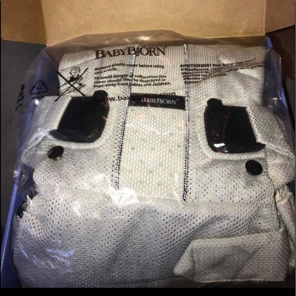 babybjorn silver mesh